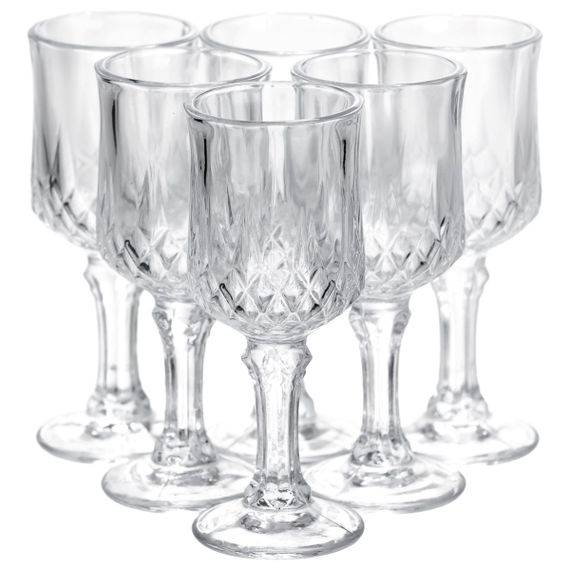 Набір чарок на ніжці Vintage Crystal для міцних напоїв 6 штук 50 мл Yiwu HP-34-75