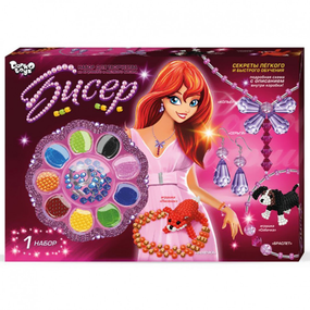 Набір бісеру ВЕЛ 2695DT для дівчаток  Червоний