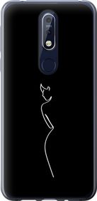 Чехол на Nokia 7.1 Силуэт1 "4590u-1593-17620"