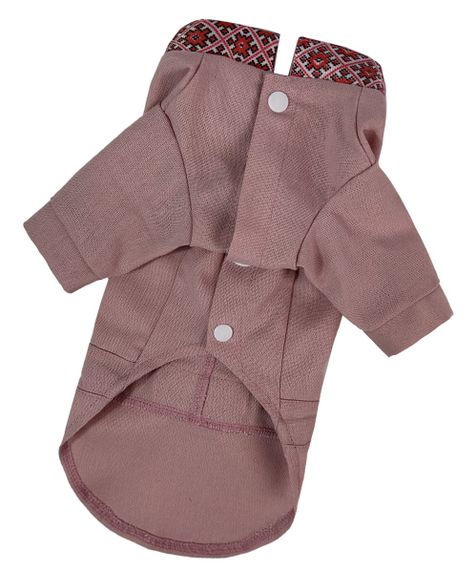 Вишиванка з китицями пудра RUB-49 | Зображення 2