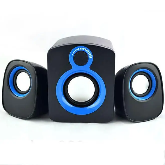 Компьютерные колонки акустика 2.1 USB Jedel CD003, портативная акустическая система PC LM | Зображення 5