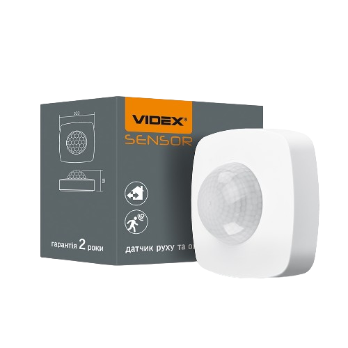 Датчик руху та освітленності 1200W 220V інфрачервоний VL-SPC24W Videx | Зображення 3
