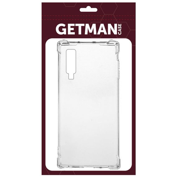 TPU чохол GETMAN Ease logo посилені кути для Samsung A750 Galaxy A7 (2018) Безбарвний (прозорий) | Зображення 1