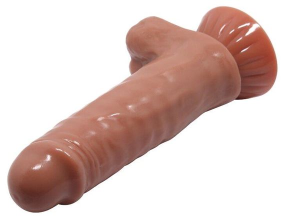 Фалоімітатор з мошонкою, на присосці з реалістичною рухомою текстурою Beautiful Baron, BW - 008101N Sex Aura | Зображення 6