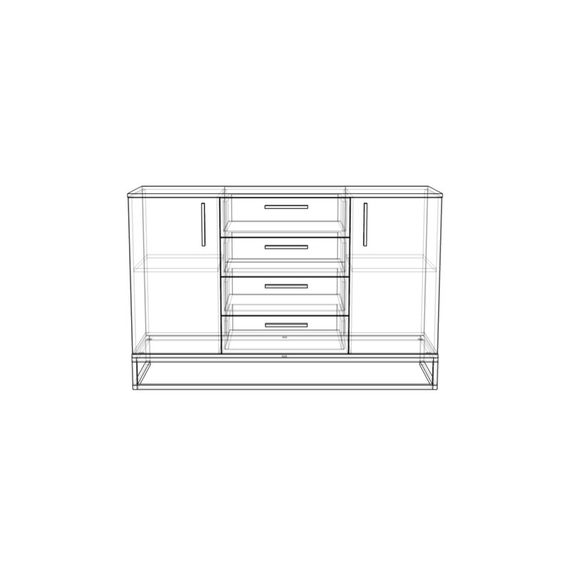 Комод Тіса-меблі АКМ-446 140х90х45 | Зображення 1