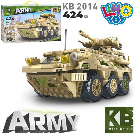 Конструктор игровой Limo Toy KB-2014 424 детали