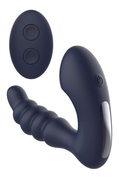 Масажер простати з вібрацією та пультом управління Dream Toys Star Troopers Voyager, чорний Sex Aura