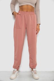 Спортивные штаны женские  -уценка, цвет пудровый, 238R347-1-U-11