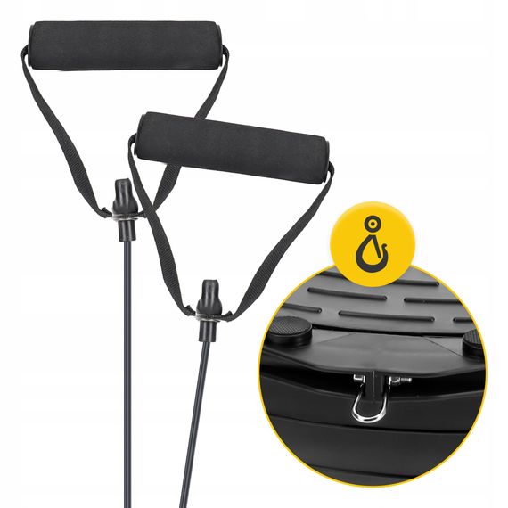 Балансувальна платформа 4FIZJO Bosu Ball 60 см Black (P-5905973402446) | Зображення 1