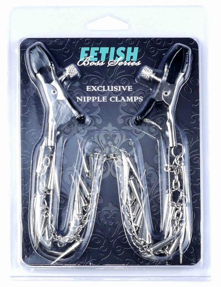 Затискачі для сосків Fetish Boss Series - №10 Exclusive Nipple Clamps, BS6100018 Sex Aura | Зображення 4