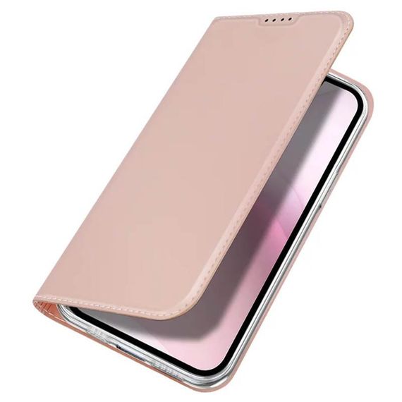 Чохол-книжка Dux Ducis з кишенею для візиток для Apple iPhone 16e (6.1") Rose Gold | Зображення 5