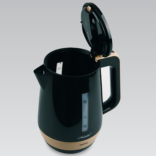 Електрочайник 1,7л 1850-2200W (диск) чорний MR-033-BLACK Maestro | Зображення 2