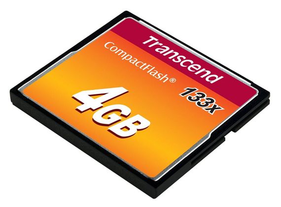 Карта памяти Transcend  4GB CF 133X (TS4GCF133) | Зображення 1
