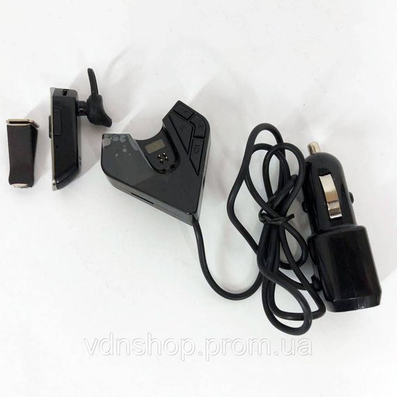 Адаптер для музики в автомобілі FM V11 BT, Fm-модулятор з можливістю регулювання частоти WG-89 | Зображення 1