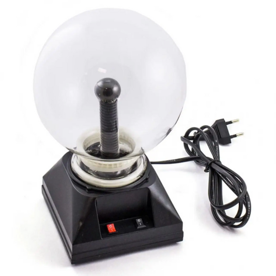 Магічна куля 6 дюймів 15 см, нічник з ефектом блискавок, нічник плазмова лампа куля з блискавками | Зображення 5
