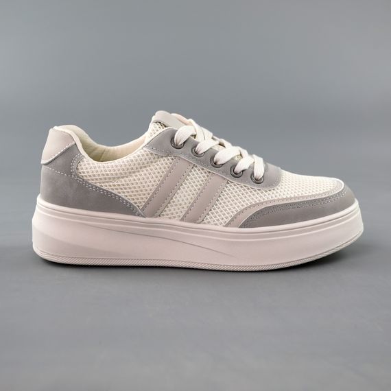 Кеди жіночі 591566 Молочні сірі 36 37 38 39 40 41