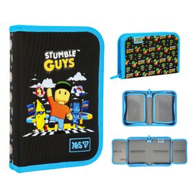 Пенал твердий одинарний із двома клапанами YES HP-04 Stumble Guys 533747 4х13х21 см
