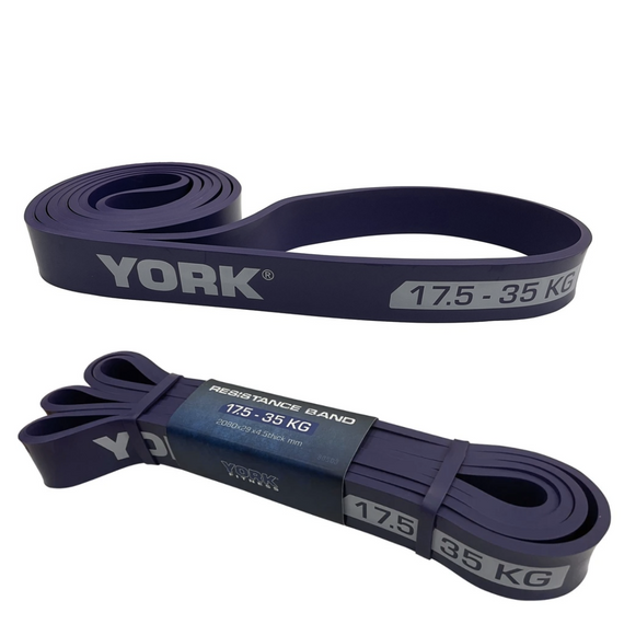 Резинка для фітнесу York 17,5-35кг - 2080x29x4,5 мм, фіолетовий | Зображення 4