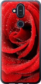 Чехол на Nokia 8.1 Красная роза "529u-1620-17620"