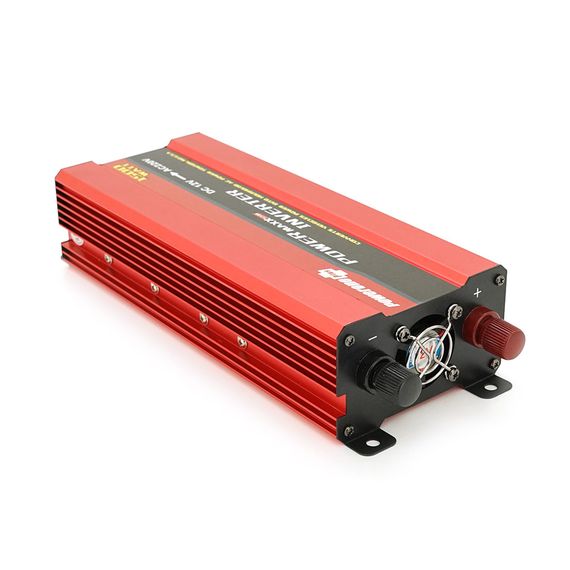Інвертор напруги NV-1500 (900Вт)+LCD, 12/220V, approximated, 1 універсальна розетка, клем, Box | Зображення 3