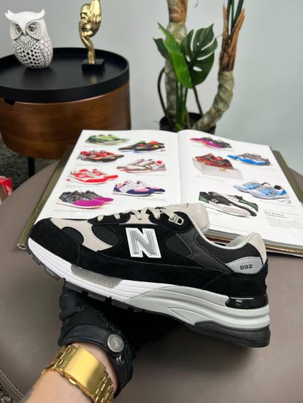 Чоловічі кросівки New 992 Black Beige (топ якість) A4407 45 28,5 | Зображення 1