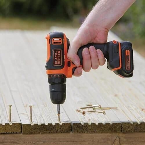 Дрель-шуруповерт аккумуляторная BLACK+DECKER BDCDD12K | Зображення 4