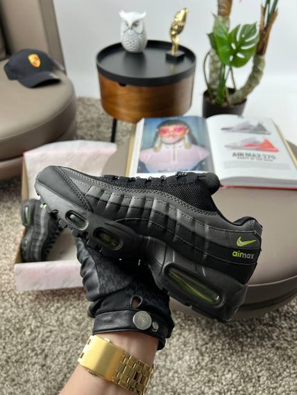 Женские кроссовки Air Max 95 Black Grey , Вьетнам