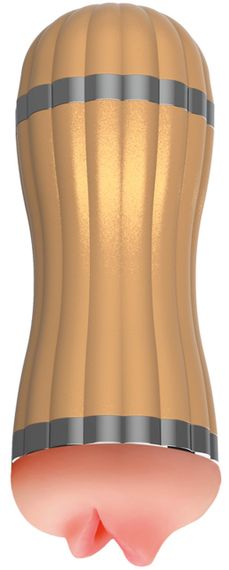 Мастурбатор с двумя входами, вибростимуляцией и звуковым сопровождением Boss Series - Bevis 36 function USB, | Зображення 3