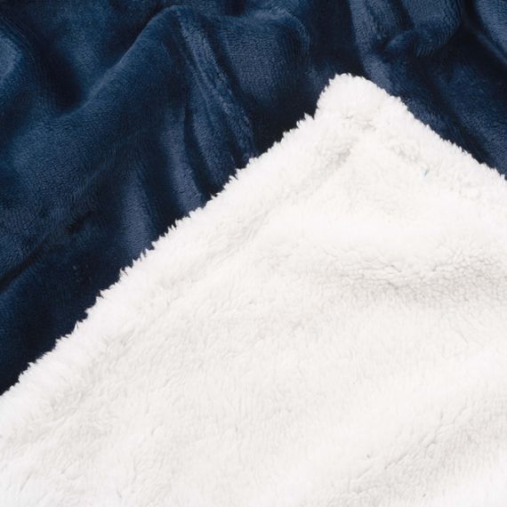 Плед Ardesto Sherpa 160х200см, темно-синій (ART0204SH) | Зображення 1