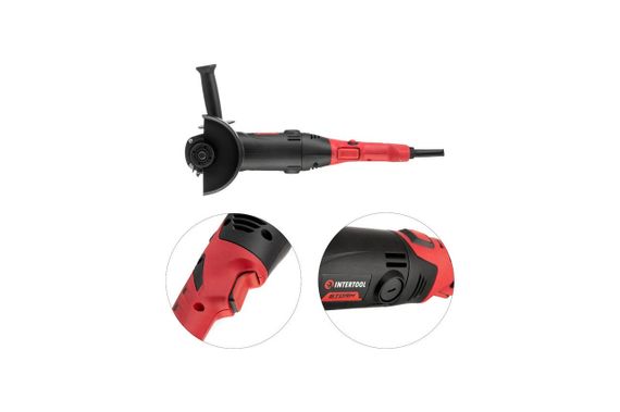 Угловая шлифмашина Intertool - 1200Вт x 125 мм Storm (WT-0225) | Зображення 2