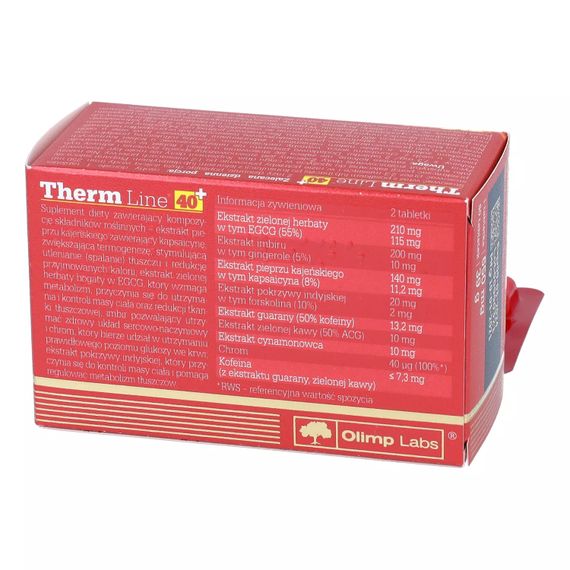 Жиросжигатель Olimp Therm Line 40+ 60 таблеток | Зображення 1