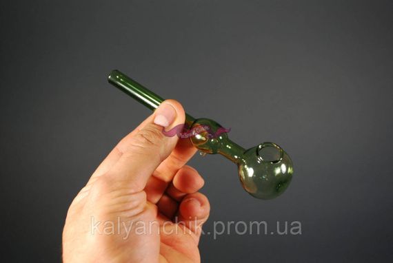 Трубка стеклянная Oil Simple Green | Зображення 1