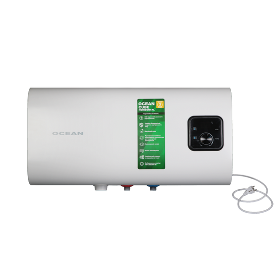 Водонагрівач OCEAN CUBE-Horizontal RZF80D-4, ET+WT (мокрий тен) 80л | Зображення 1