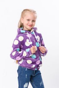 Толстовка для дівчинки (на блискавці) Носи своє 104 Фіолетовий (p-6979-129352)