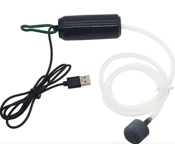 Мініатюрний кисневий компресор USB для акваріума