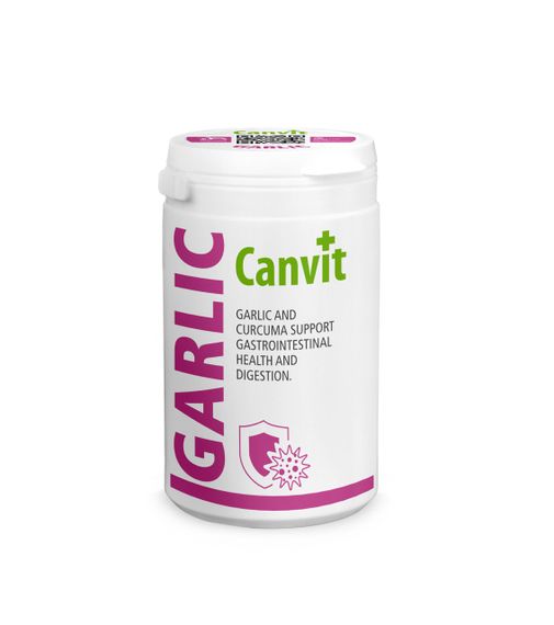 Вітаміни з часником для імунітету собак та котів Canvit Garlic For Dogs And Cats, 230 гр