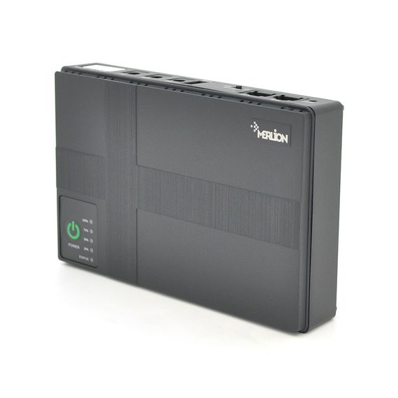 ДБЖ для роутерів/комутаторів DC1018P, 18W, Output: USB-5V, DC-5V/9V/12V, POE-15/24V, 1/2A, Li-ion 10400mAh, 160х105х32мм, 385