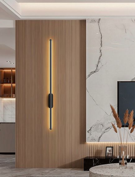 Бра LED 27964 Чорний 6х6х101 см.