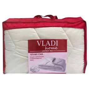 Ковдра полуторна вовняна Vladi Premium Line 21396 140x205 см бежева
