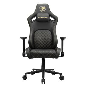 Крісло ігрове Defensor Gold, чорний з золотим