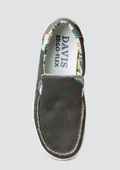 Мужские мокасины из ткани 44 размер 29 см