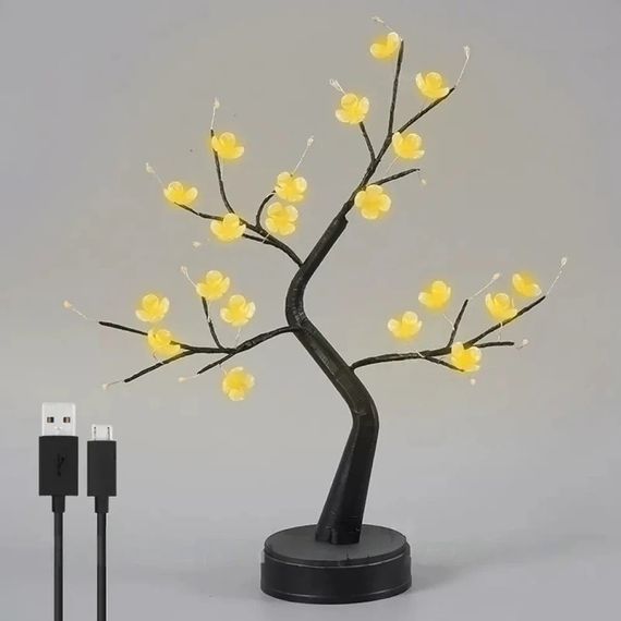Декоративне дерево-світильник LED стильний XPRO 45 см (23457471701_396) | Зображення 5