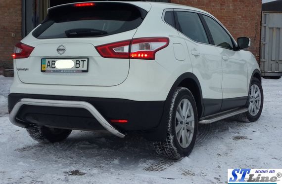 Задня дуга AK007-1 (нерж) для Nissan Qashqai 2014-2021рр | Зображення 1