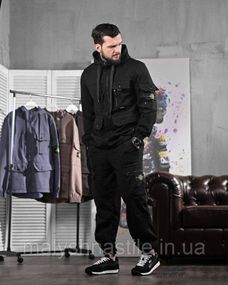 Мужской спортивный костюм Stone black ДЛ6300