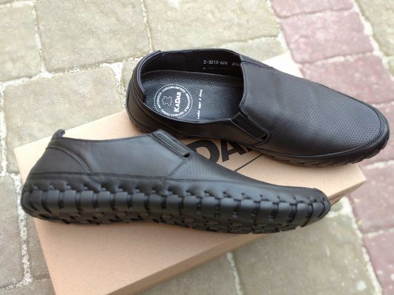 Чоловічі шкіряні мокасини 43 розмір | Зображення 1