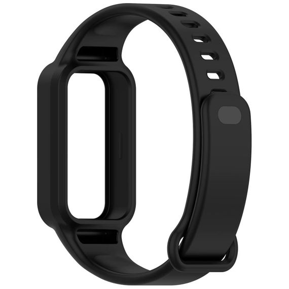 Силиконовый ремешок для Xiaomi Mi Smart Band 9 Active Black | Зображення 1