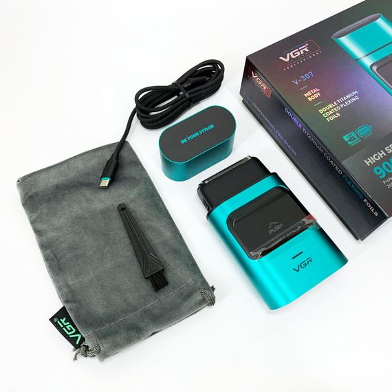 Професійна бритва для чоловіків VGR V-307, Чоловіча бездротова електрична бритва, Бритви електричні HN-93 | Зображення 7