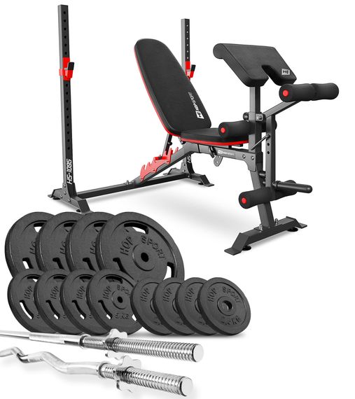 Набір STRONG 108кг з лавкою HS-1095