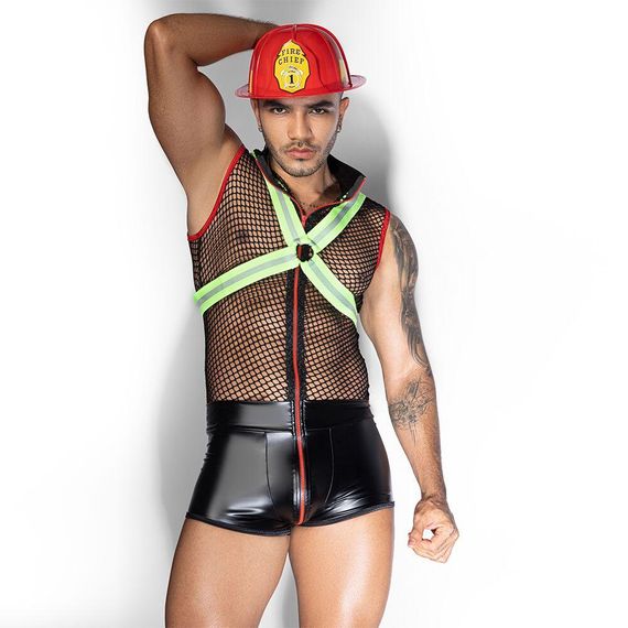 Мужской эротический костюм пожарного JSY 9152 One Size sexstyle