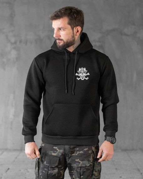 Худі CELEO на флісі diner black ВТ7913 | Зображення 1